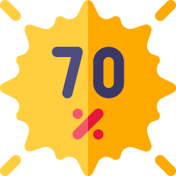 70 prozent icon