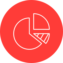 diagramme circulaire Icône