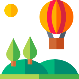 Air balloon icon