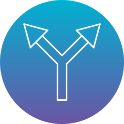 Y intersection icon