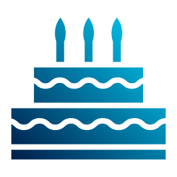 Birthday cake icon