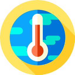 opwarming van de aarde icoon