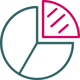 diagramme circulaire Icône