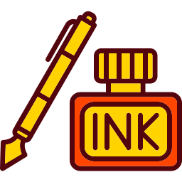 Ink bottle icon