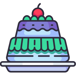 Fruit cake icon