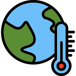 die globale erwärmung icon