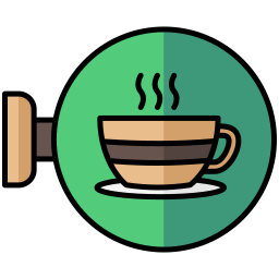 Coffee shop icon