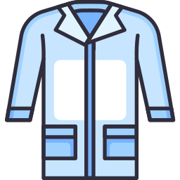 Lab coat icon