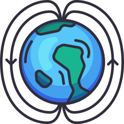 Magnetic poles icon