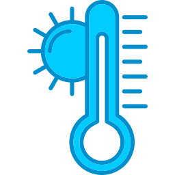 hohe temperatur icon