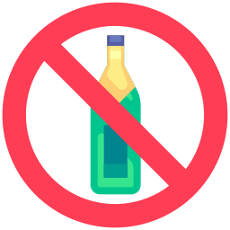 No alcohol icon