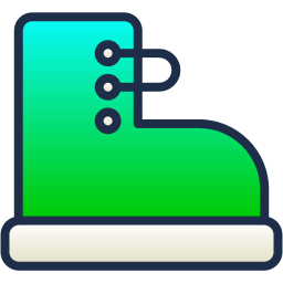 Hiking boots icon