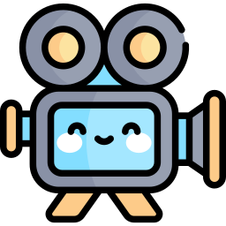 Cinema camera icon