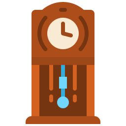 Grandfather clock icon