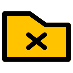 Delete folder icon