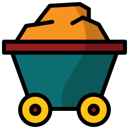 Mining cart icon