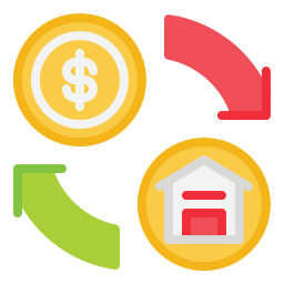 refinanciamento Ícone