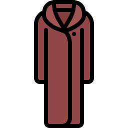 Fur coat icon