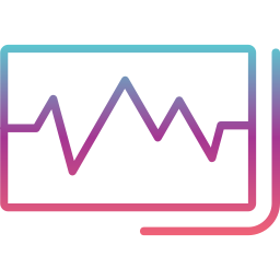 leitura de eletrocardiograma Ícone