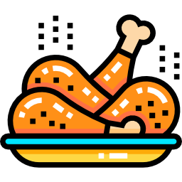 Chicken leg icon