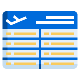 Flight information icon