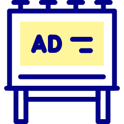 Рекламный щит иконка