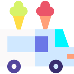 Ice cream truck icon