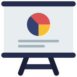 Business presentation icon