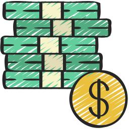 Money stack icon