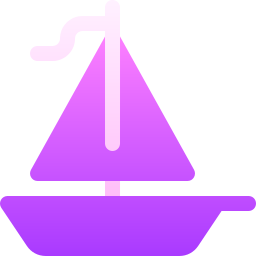 Sailing boat icon