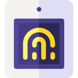 Fingerprint scanner icon