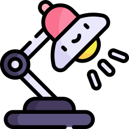 Desk lamp icon