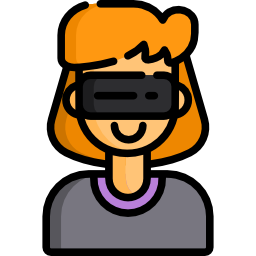 Virtual reality icon