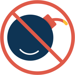 No bomb icon