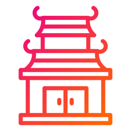 Chinese temple icon