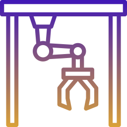 Industrial robot icon