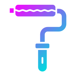 rullo per dipingere icona
