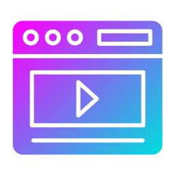 marketing vidéo Icône