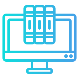 Digital library icon