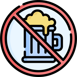 No alcohol icon