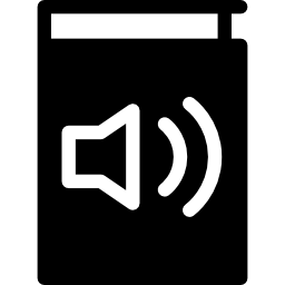 Audiobooks with Speaker icon