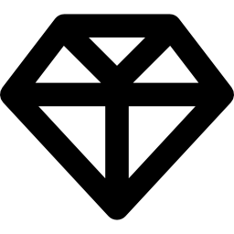 diamant de pierre Icône