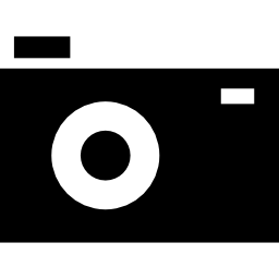 Digital rectangular camera icon