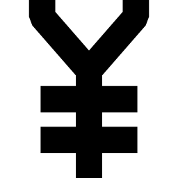 symbole du yen Icône