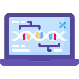 informatique adn Icône