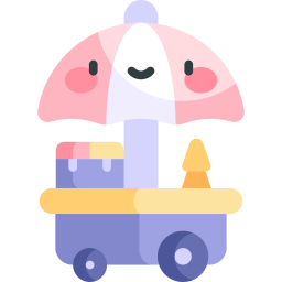 Ice cream cart icon