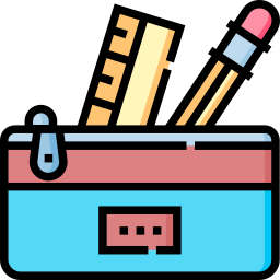 Pencil case icon