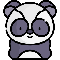 Panda bear icon