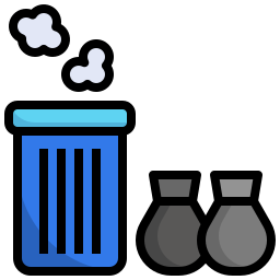 Garbage bin icon