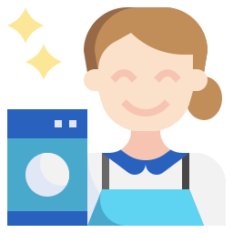 Laundry service icon